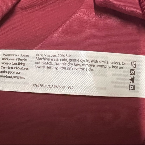 NWT Eileen Fisher Women's Deep Claret Velvet V Neck Top Dolman Sleeve - Picture 8 of 10